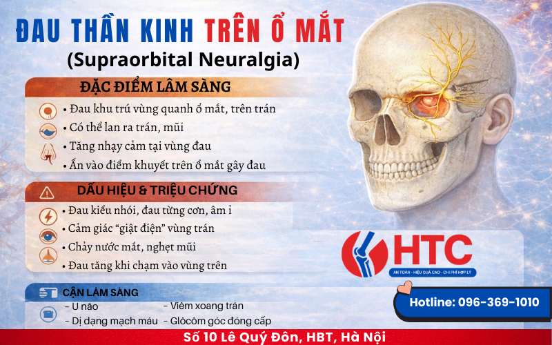 Đau thần kinh trên ổ mắt