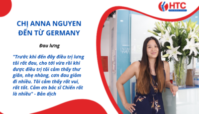 chị anna nguyễn đến từ đức chia sẻ cảm nhận về điều trị tại phòng khám