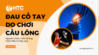 Đau cổ tay do chơi cầu lông