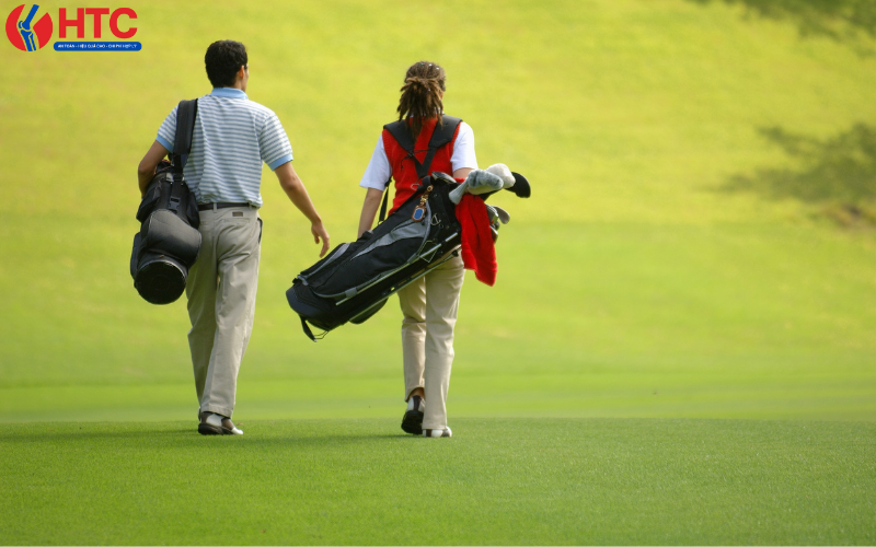 đau cổ khi chơi golf