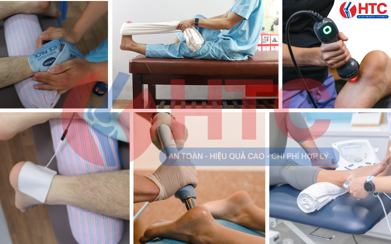 chữa bong gân mắt cá chân