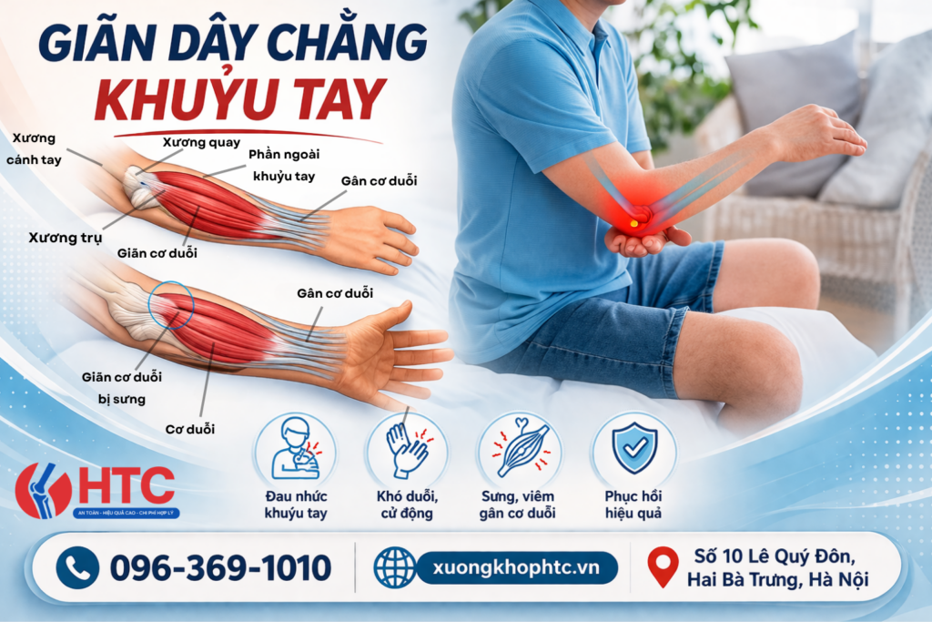 Giãn dây chằng khuỷu tay