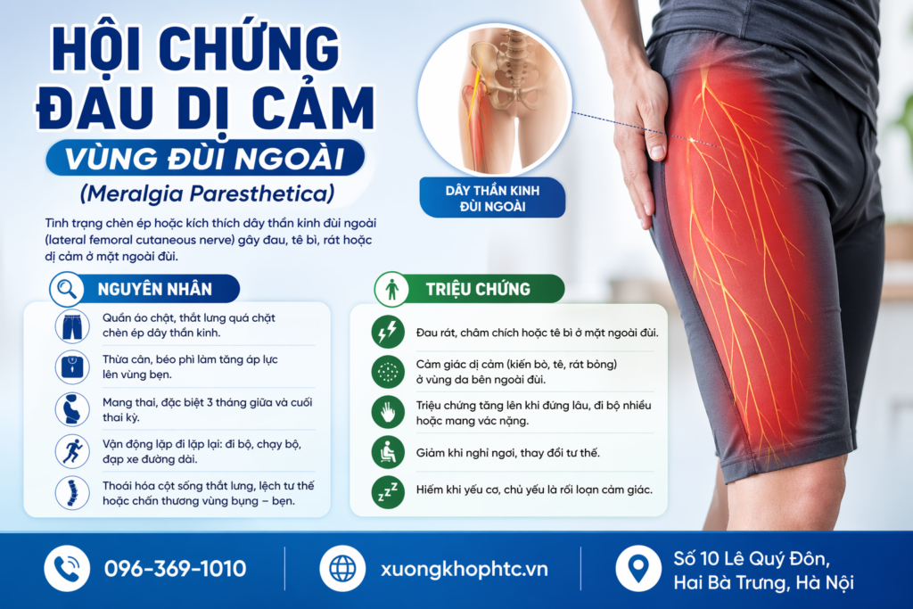Hội chứng đau dị cảm vùng đùi ngoài (Meralgia Paresthetica)