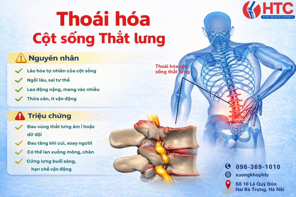 Thoái hóa cột sống thắt lưng