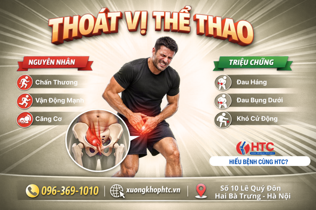Thoát vị thể thao
