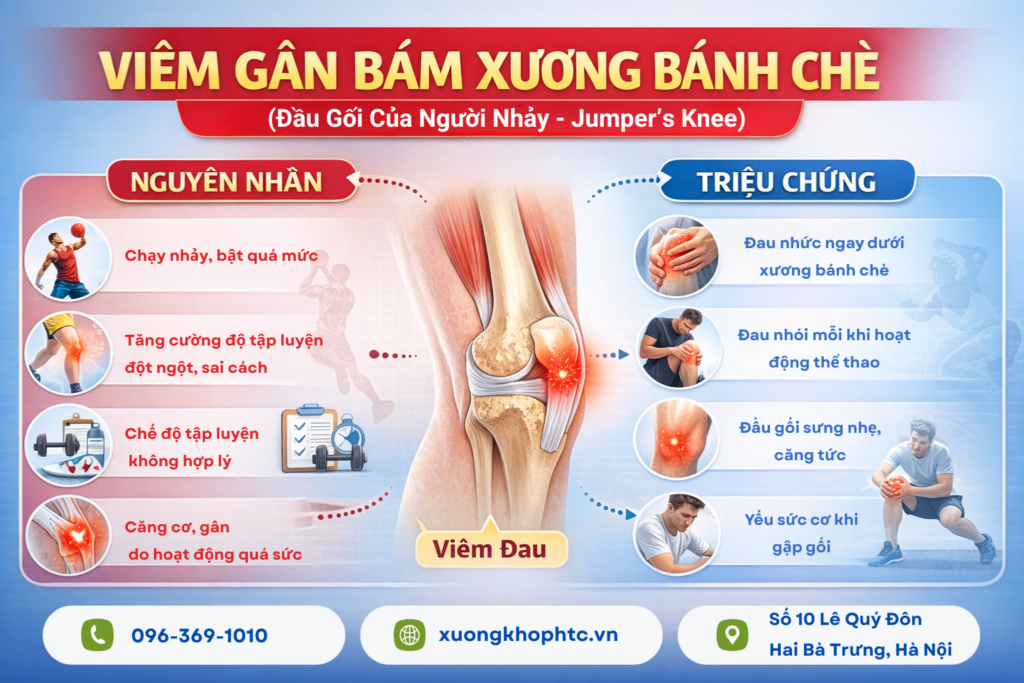 Viêm Gân Bám Xương Bánh Chè