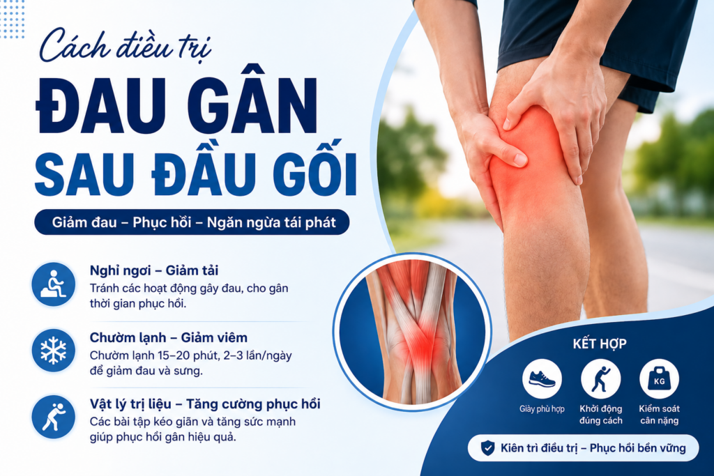 Cách Điều Trị Đau Gân Sau Đầu Gối Hiệu Quả