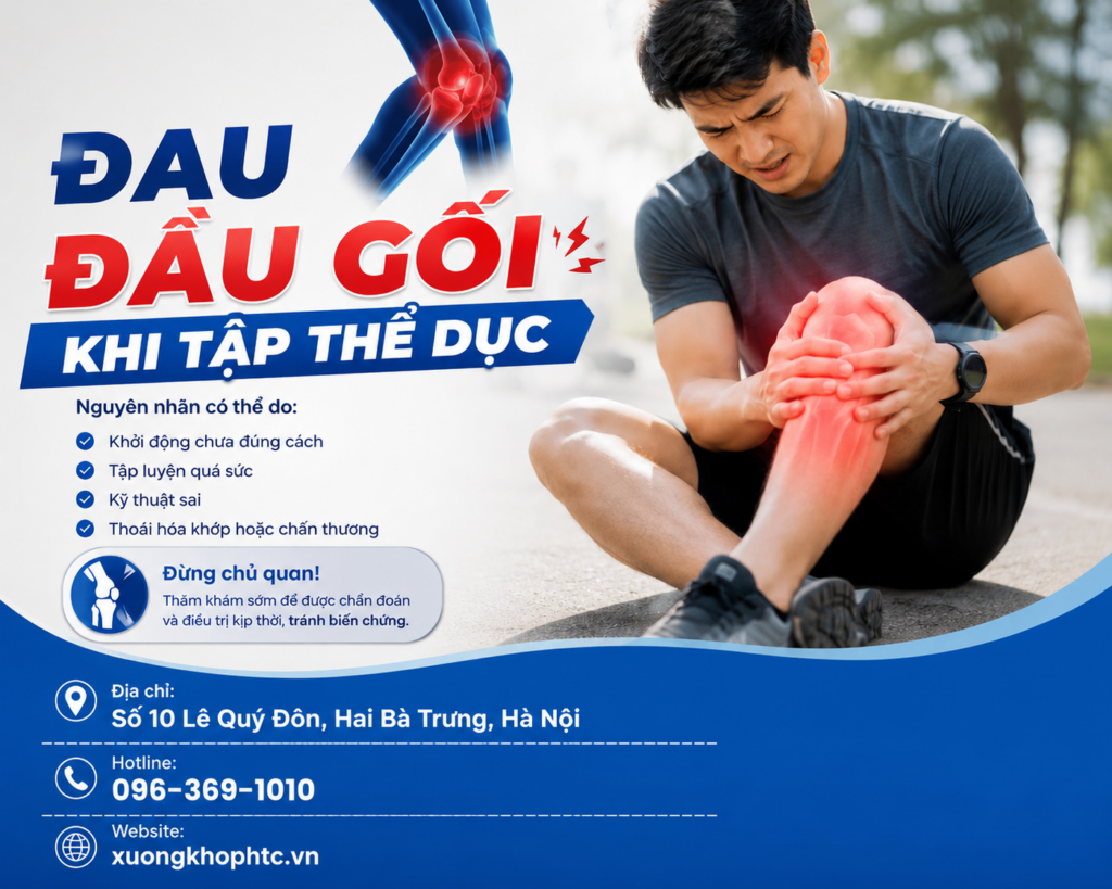 ĐAU ĐẦU GỐI KHI TẬP THỂ DỤC – NGUYÊN NHÂN VÀ CÁCH KHẮC PHỤC