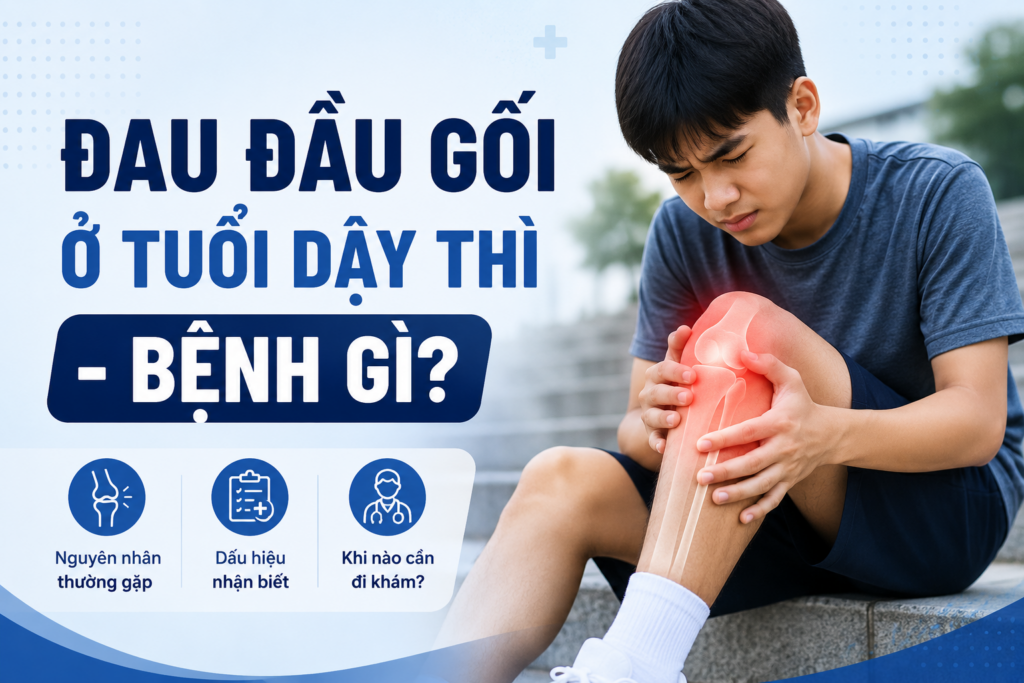 ĐAU ĐẦU GỐI Ở TUỔI DẬY THÌ – BỆNH GÌ?