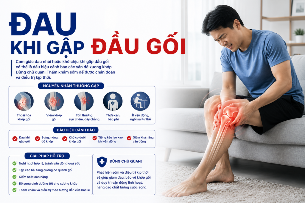 ĐAU KHI GẬP ĐẦU GỐI