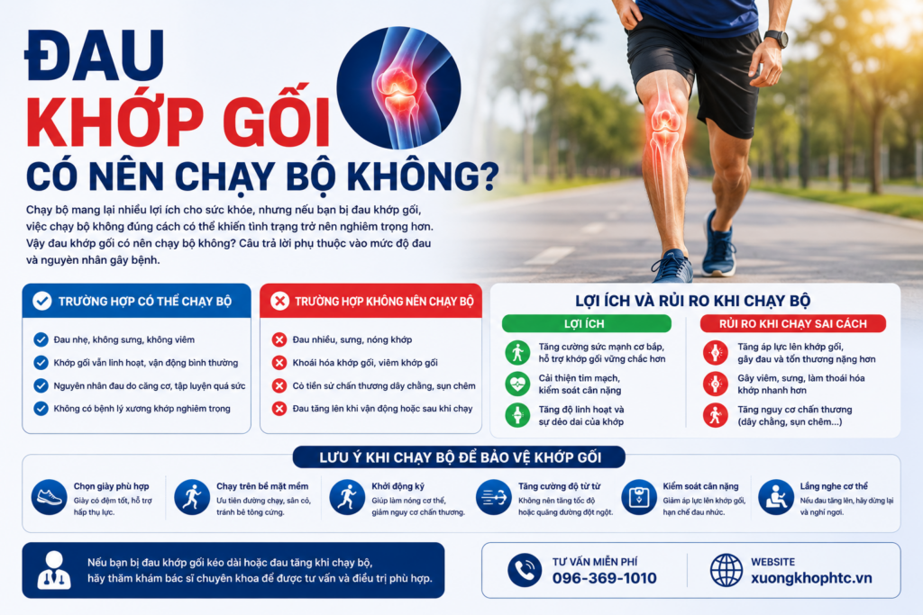 ĐAU KHỚP GỐI CÓ NÊN CHẠY BỘ KHÔNG?