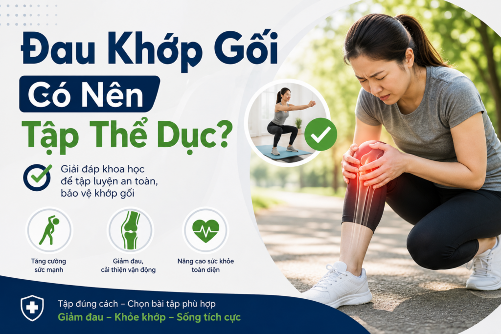 Đau Khớp Gối Có Nên Tập Thể Dục?
