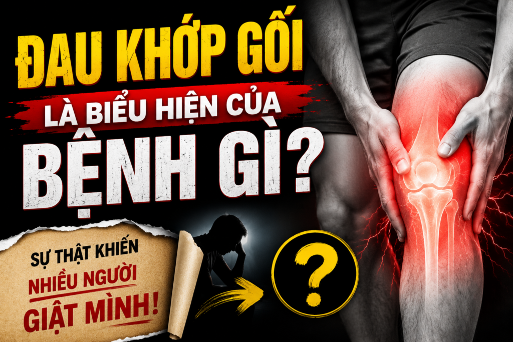ĐAU KHỚP GỐI LÀ BIỂU HIỆN CỦA BỆNH GÌ?