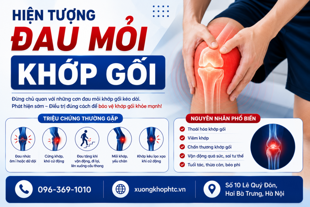 Hiện Tượng Đau Mỏi Khớp Gối – Cảnh Báo Sớm Bạn Không Nên Bỏ Qua