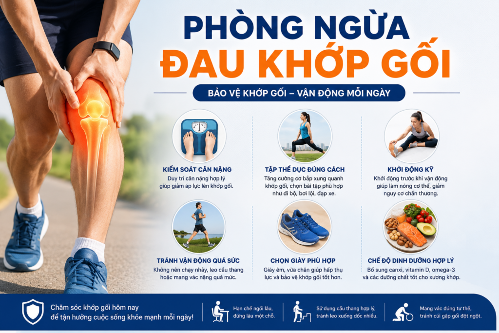 Phòng Ngừa Đau Khớp Gối Hiệu Quả – Bí Quyết Giữ Đôi Chân Khỏe Mạnh
