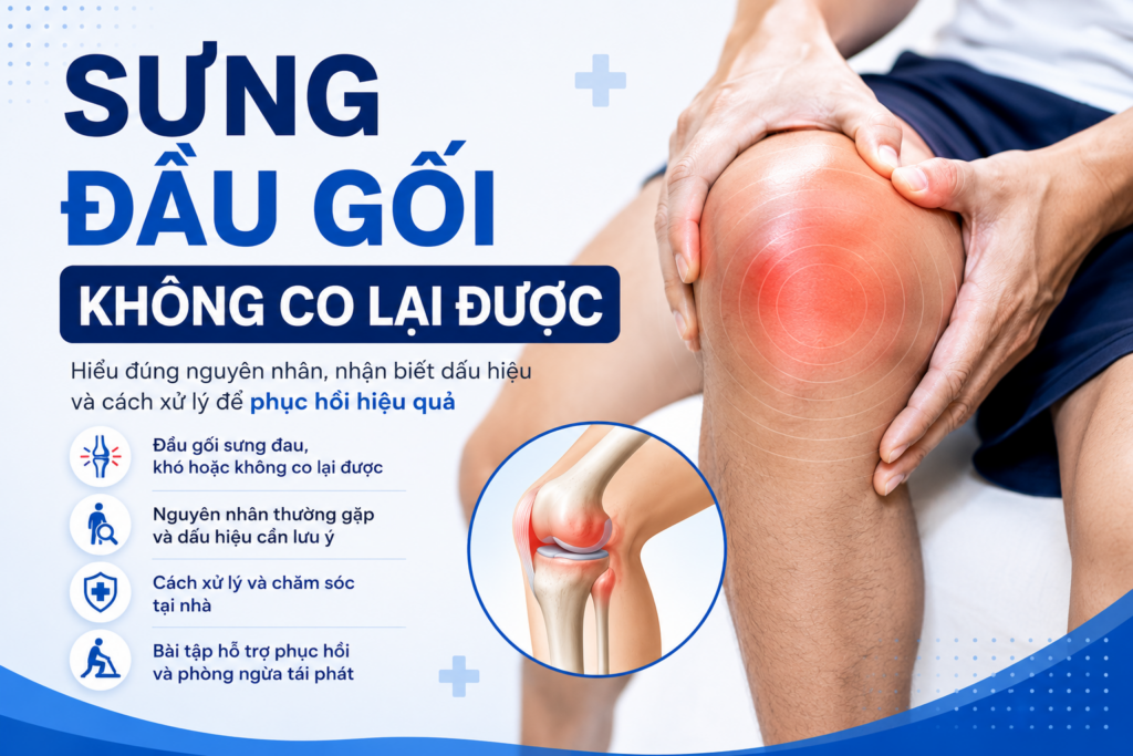 Sưng Đầu Gối Không Co Lại Được: Nguyên Nhân Và Cách Khắc Phục Hiệu Quả
