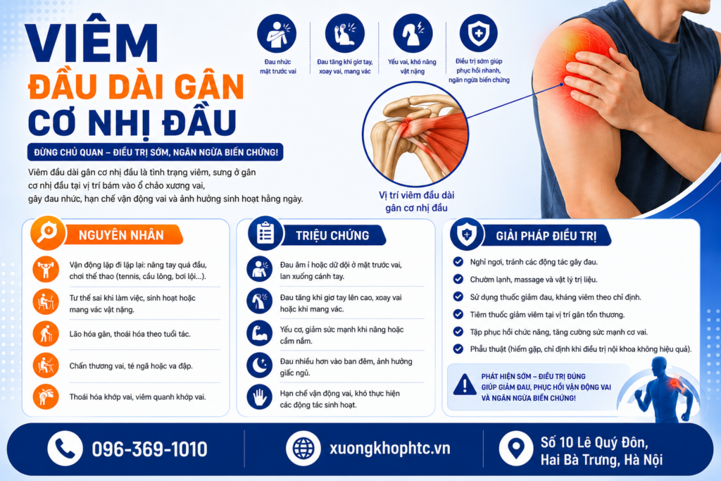 Viêm đầu dài gân cơ nhị đầu (Biceps Tendinitis)