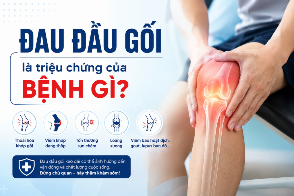 Đau đầu gối là triệu chứng của bệnh gì?