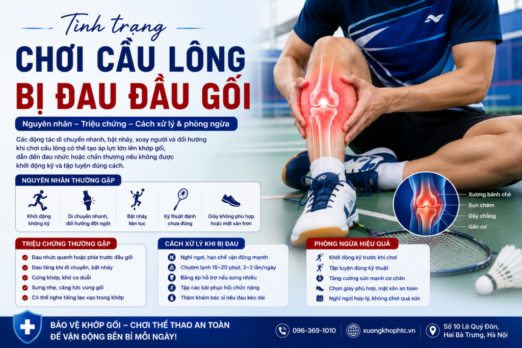 Tình Trạng Chơi Cầu Lông Bị Đau Đầu Gối: Nguyên Nhân Và Cách Cải Thiện
