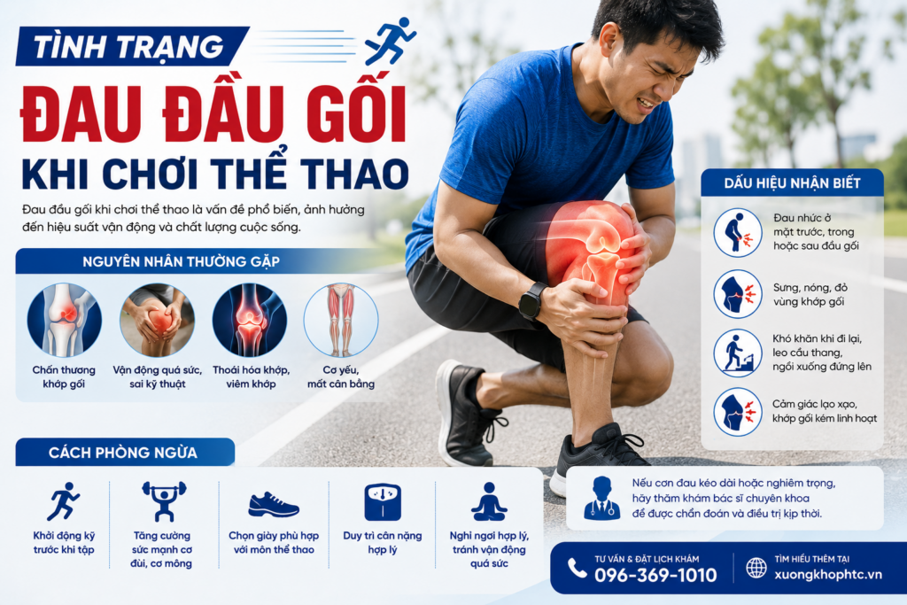 Tình Trạng Đau Đầu Gối Khi Chơi Thể Thao – Nguyên Nhân Và Cách Khắc Phục