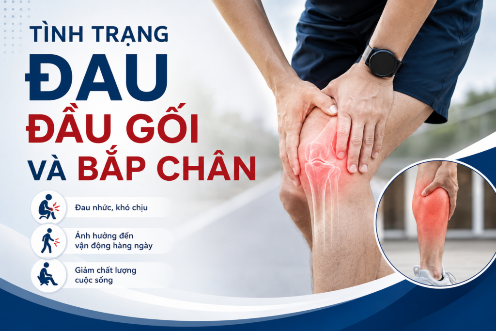 Tình Trạng Đau Đầu Gối Và Bắp Chân: Nguyên Nhân Và Cách Cải Thiện Hiệu Quả