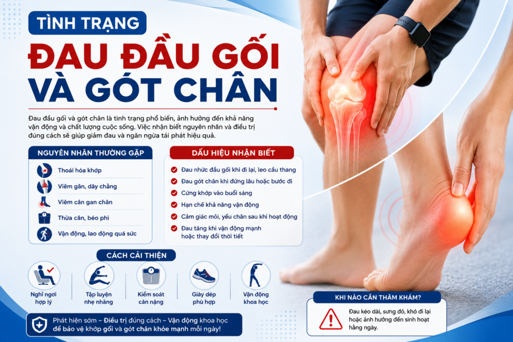Tình Trạng Đau Đầu Gối Và Gót Chân: Nguyên Nhân Và Cách Cải Thiện