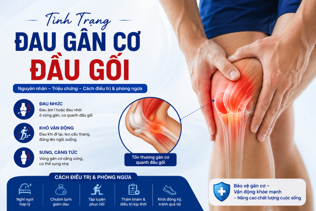 Tình Trạng Đau Gân Cơ Đầu Gối: Nguyên Nhân, Triệu Chứng Và Cách Khắc Phục