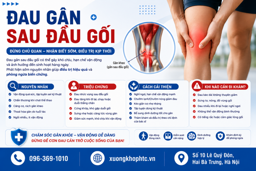 Tình Trạng Đau Gân Sau Đầu Gối: Nguyên Nhân, Triệu Chứng Và Cách Cải Thiện