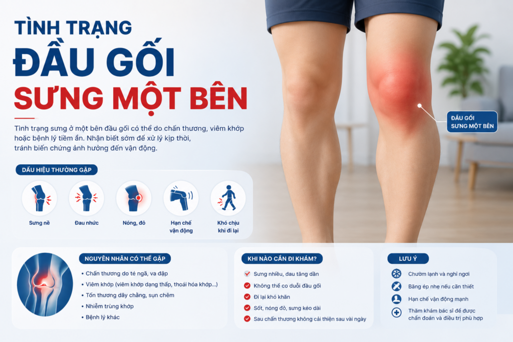 Tình Trạng Ngã Sưng Đầu Gối – Khi Nào Cần Đặc Biệt Lưu Ý?