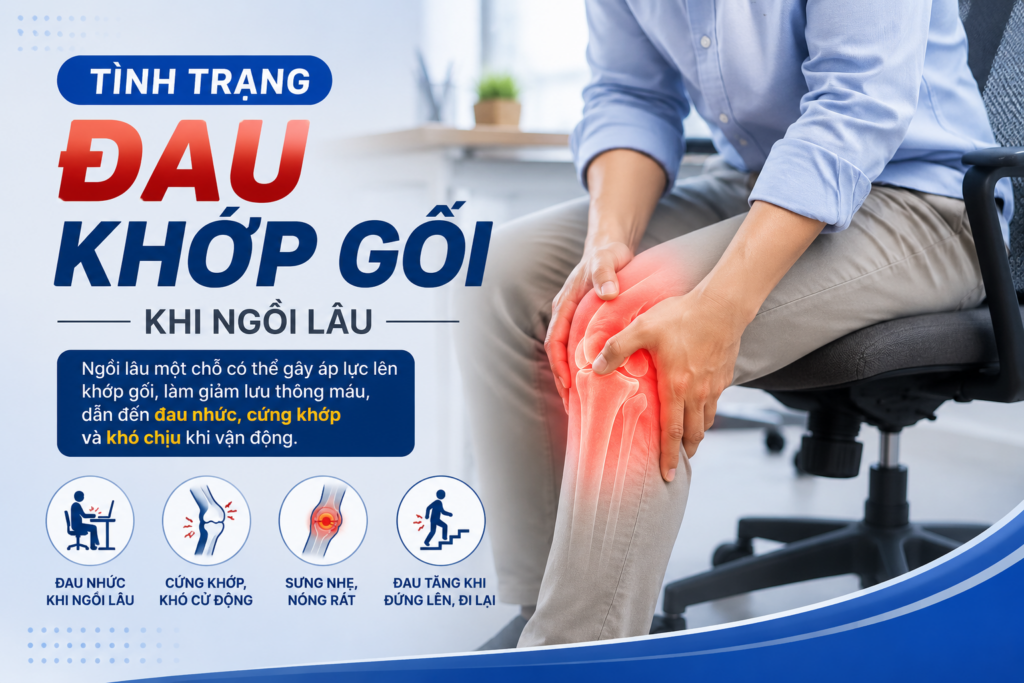 Tình Trạng Đau Khớp Gối Khi Ngồi Lâu – Nguyên Nhân Và Cách Cải Thiện