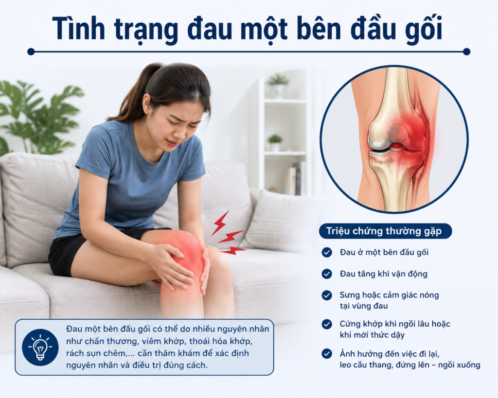 Tình Trạng Đau Một Bên Đầu Gối: Nguyên Nhân Và Cách Khắc Phục