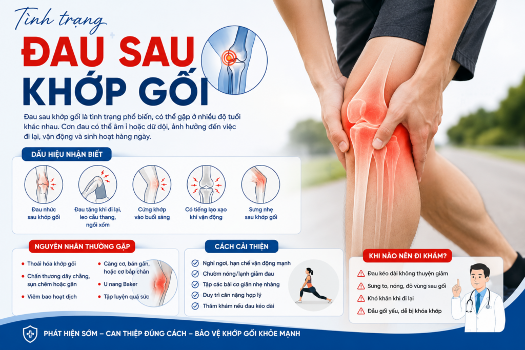Tình Trạng Đau Sau Khớp Gối