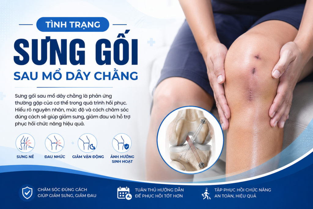 Tình Trạng Sưng Gối Sau Mổ Dây Chằng: Nguyên Nhân Và Cách Điều Trị Hiệu Quả