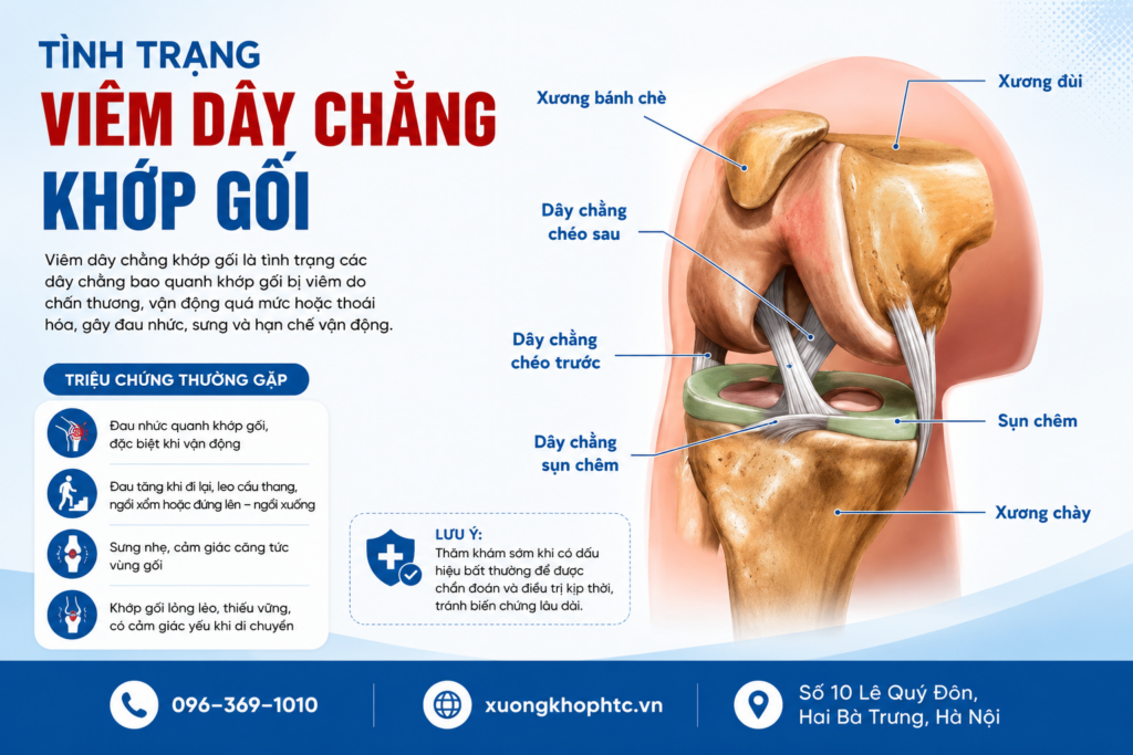 Tình Trạng Viêm Dây Chằng Khớp Gối: Dấu Hiệu, Nguyên Nhân Và Cách Khắc Phục
