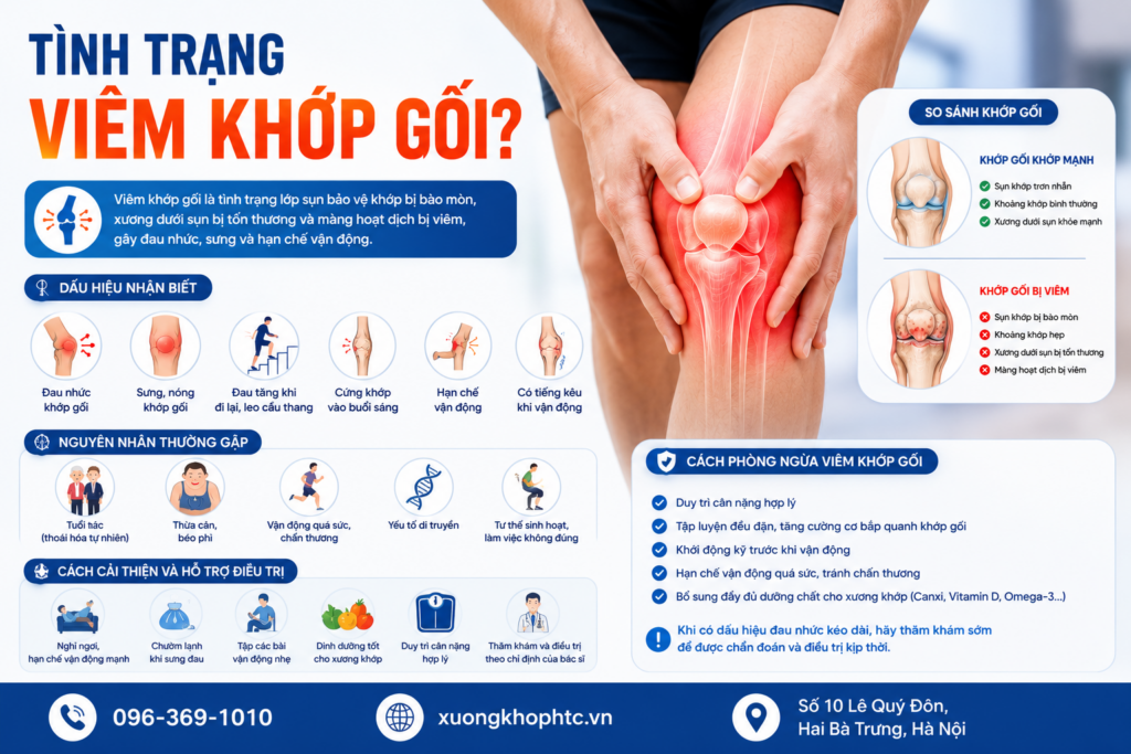 Tình Trạng Viêm Khớp Gối