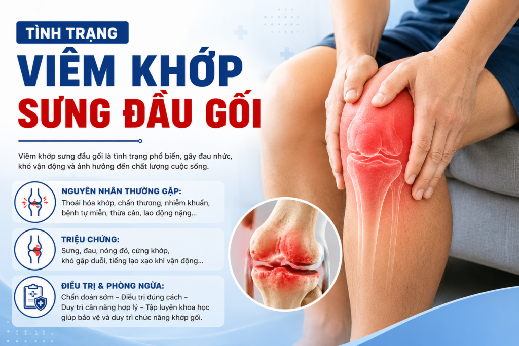 Tình Trạng Viêm Khớp Sưng Đầu Gối: Nguyên Nhân & Cách Điều Trị Hiệu Quả