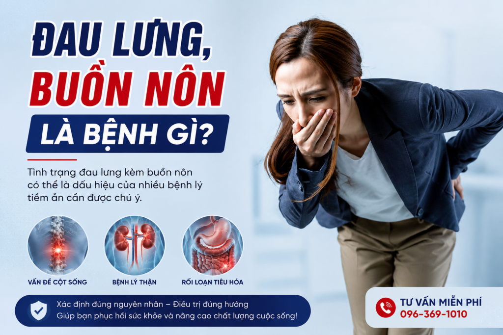 Đau Lưng, Buồn Nôn Là Bệnh Gì? Cảnh Báo Những Nguyên Nhân Không Nên Chủ Quan