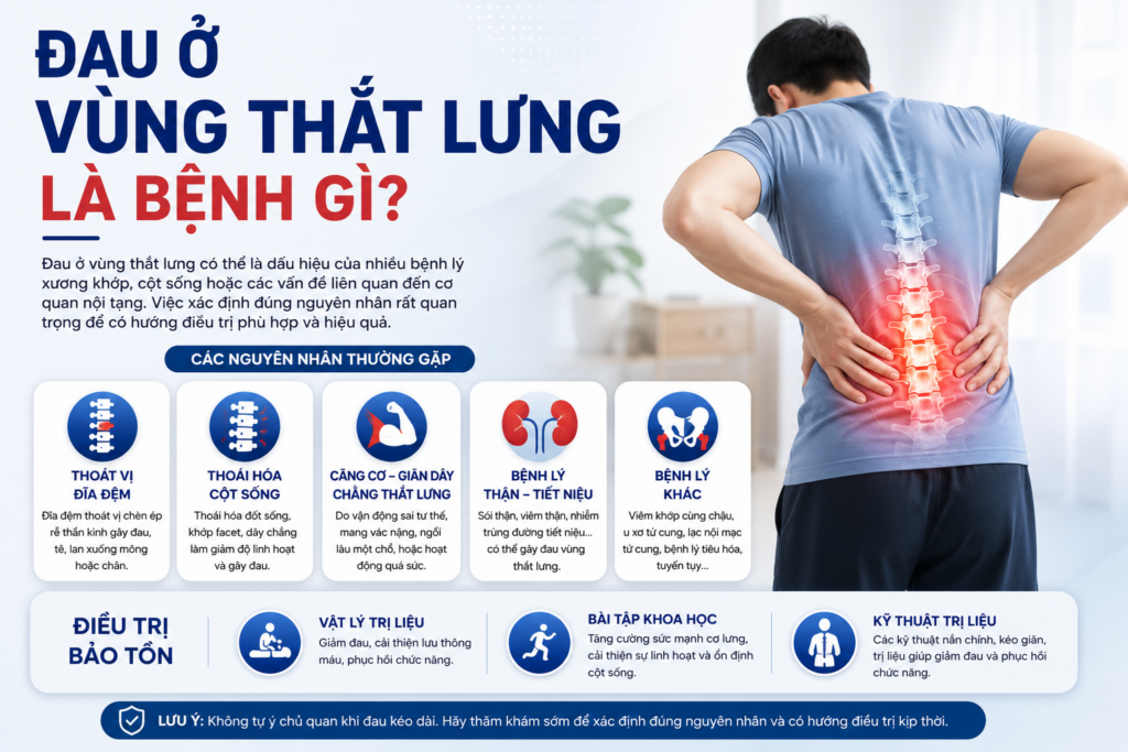 Đau Ở Vùng Thắt Lưng Là Bệnh Gì? Những Nguyên Nhân Thường Gặp Bạn Cần Biết