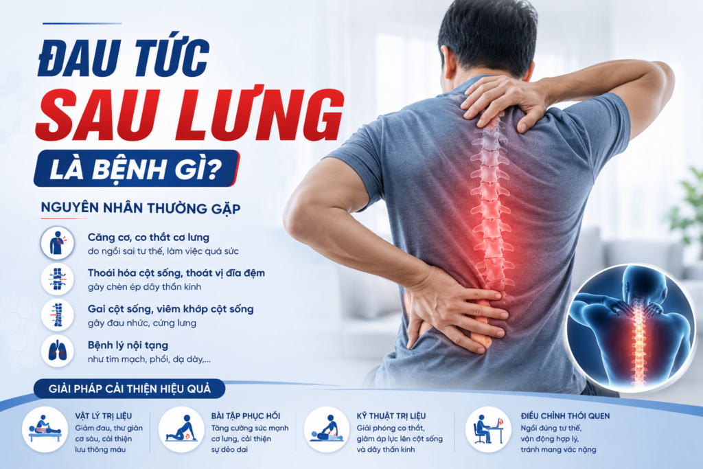 Đau tức sau lưng là bệnh gì? Cảnh báo những nguyên nhân thường gặp