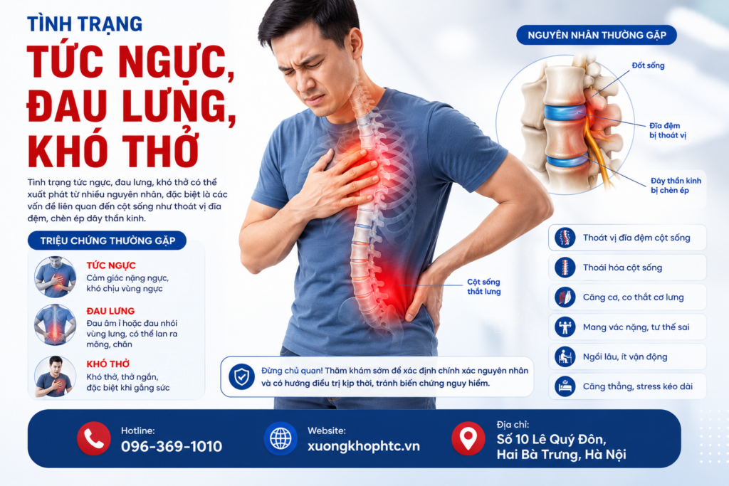 Tình Trạng Tức Ngực, Đau Lưng, Khó Thở: Cảnh Báo Những Bệnh Lý Không Nên Chủ Quan