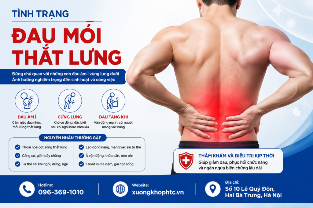 Tình Trạng Đau Mỏi Thắt Lưng: Nguyên Nhân, Triệu Chứng Và Cách Khắc Phục Hiệu Quả