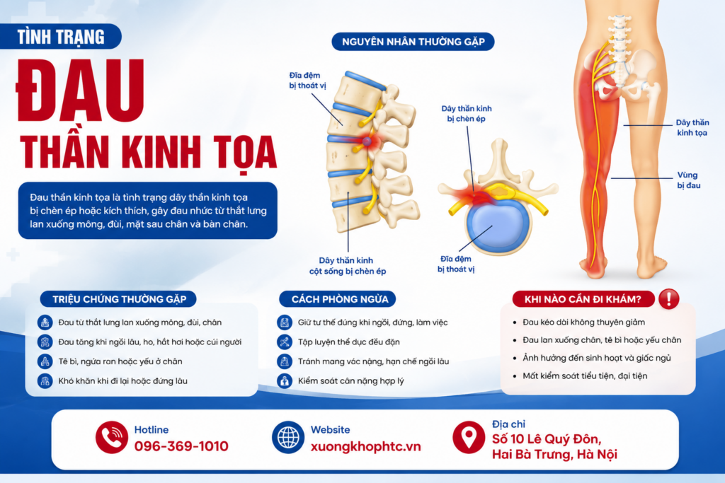 Tình Trạng Đau Thần Kinh Tọa: Nguyên Nhân, Triệu Chứng Và Cách Điều Trị Hiệu Quả