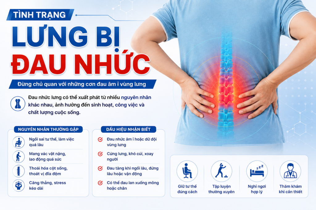 Tình trạng mỏi 2 bên thắt lưng: Nguyên nhân, dấu hiệu và cách cải thiện