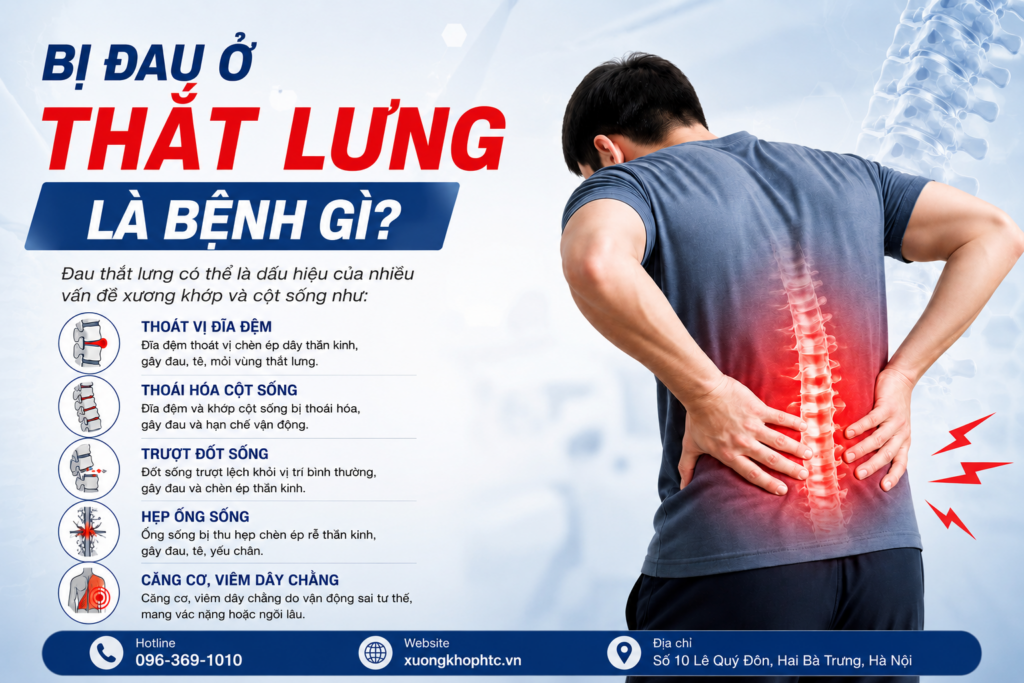 Bị Đau Ở Thắt Lưng Là Bệnh Gì? Cảnh Báo Những Vấn Đề Cột Sống Không Nên Chủ Quan