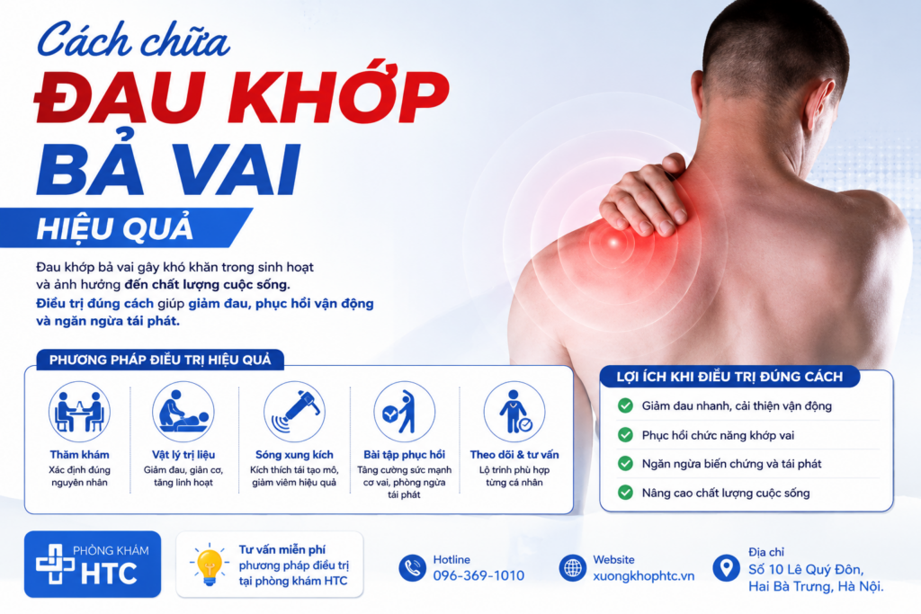 Cách chữa đau khớp bả vai hiệu quả