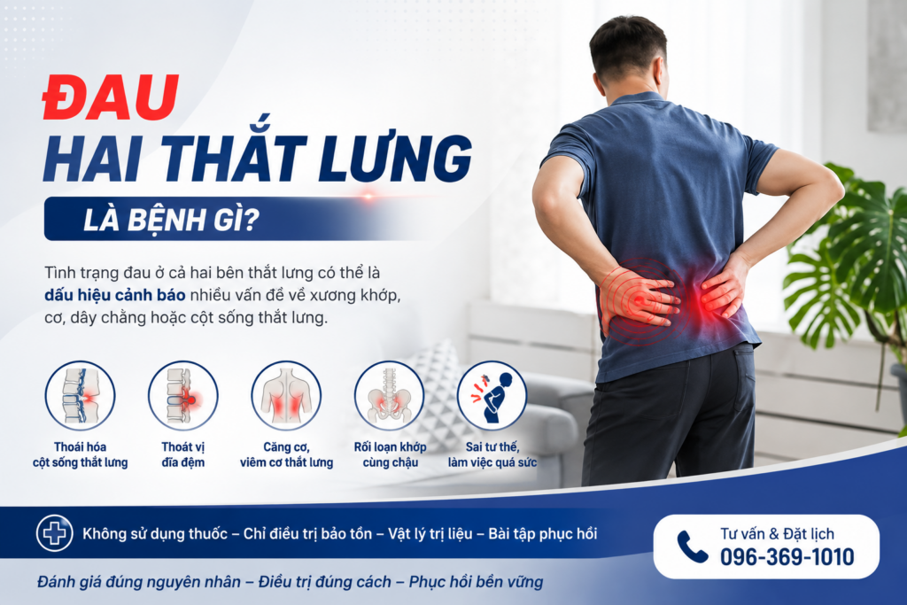 Đau hai thắt lưng là bệnh gì? Những nguyên nhân không nên chủ quan