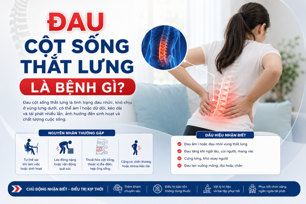 Đau cột sống thắt lưng là bệnh gì?