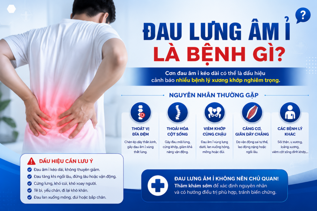 Đau lưng âm ỉ là bệnh gì? Những nguyên nhân không nên bỏ qua
