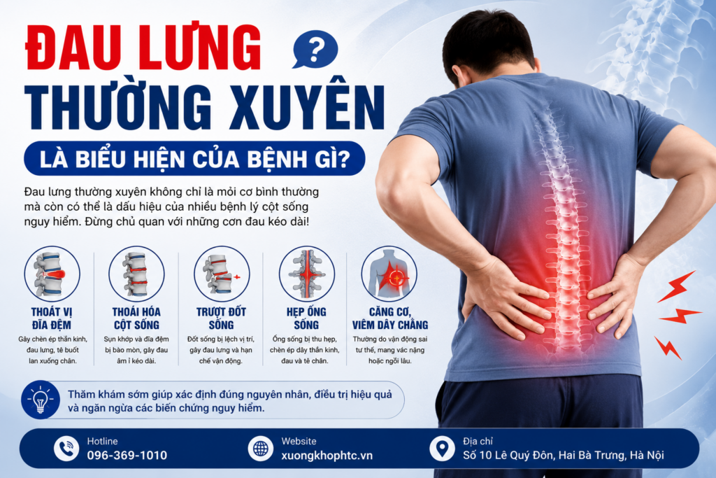Đau Lưng Thường Xuyên Là Biểu Hiện Của Bệnh Gì? Đừng Chủ Quan Với Những Cơn Đau Kéo Dài