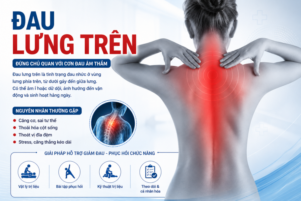 Đau lưng trên là gì? Nguyên nhân và cách cải thiện